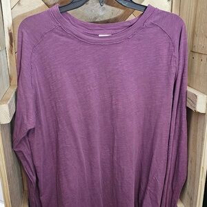 We the Free Women's Purple Long Sleeve Top Size S